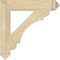 Ekena Millwork Olympic Arts & Crafts Rough Sawn Bracket, Douglas Fir, 4"W x 24"D x 24"H BKT04X24X24OLY03RDF - alternate 4
